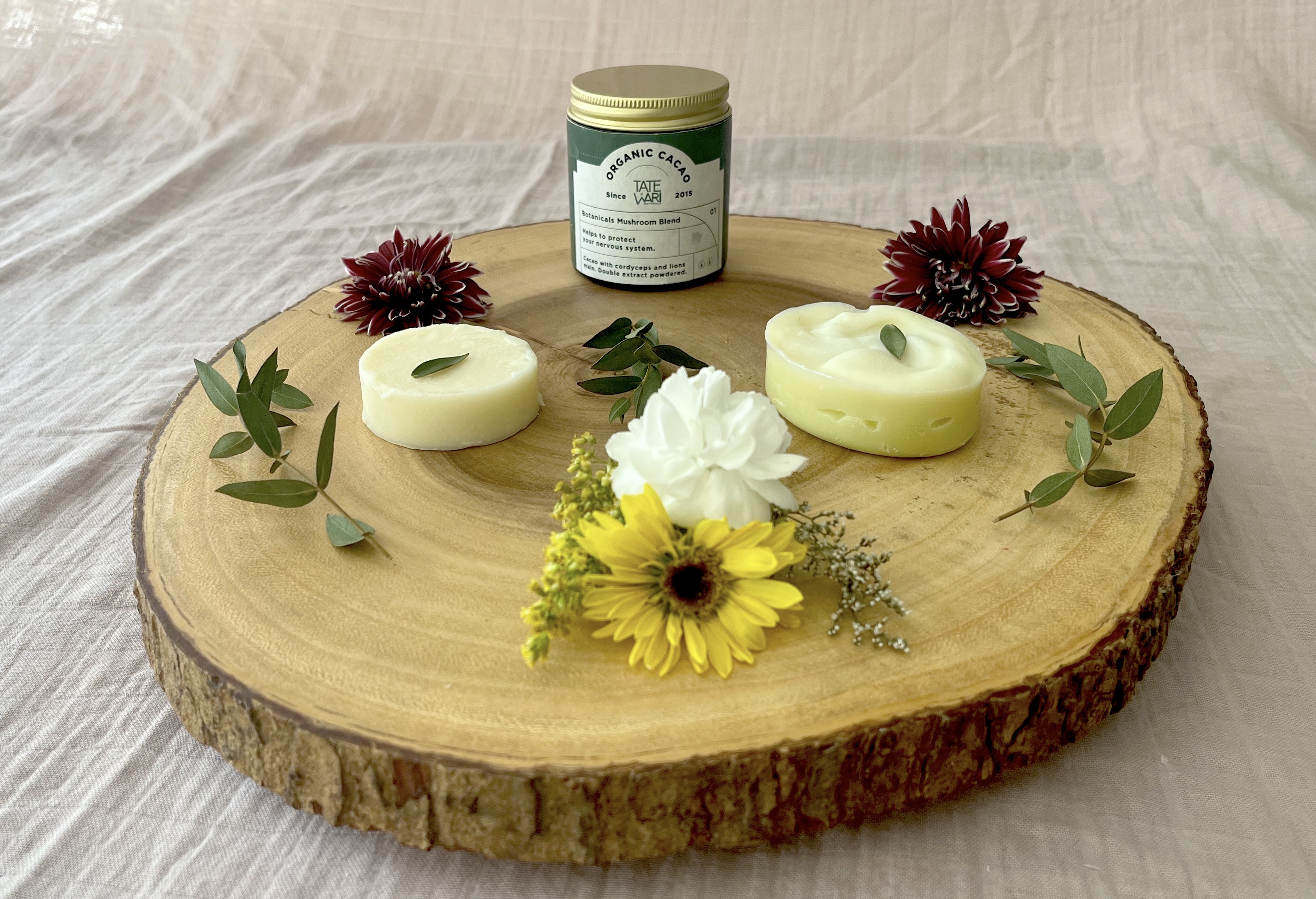 Mushroom Powder, Lotion & Shampoo Set